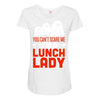 lunch lady Maternity Scoop Neck T-shirt