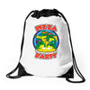 pizza party Drawstring Bags