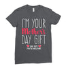 I'm Your Mother's Day Gift Dad Says You're Welcome Ladies Fitted T-Shirt