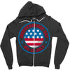 usa fourth of july Zipper Hoodie