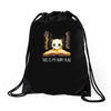 my happy place Drawstring Bags