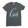 bends over Ladies Fitted T-Shirt
