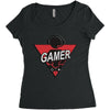red game Women's Triblend Scoop T-shirt
