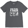 how to kill a zombie funny zombie apocalypse undead t dead shoot V-Neck Tee