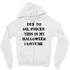 oil price halloween costume Zipper Hoodie