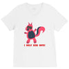 i only kiss boys V-Neck Tee