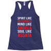 spirit, mind, soul pt Racerback Tank