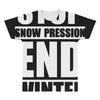 stop snow pression end winter funny All Over Men's T-shirt