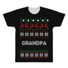 ugly christmas grandpa All Over Men's T-shirt