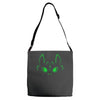 neon toothless Adjustable Strap Totes