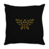 henna hylian symbol Throw Pillow