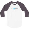 Technically, The Glass Is Always Full 3/4 Sleeve Shirt