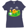 no jacket required Ladies Fitted T-Shirt