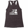 not at the table carlos hangover Racerback Tank