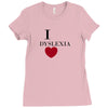 i dyslexia Ladies Fitted T-Shirt