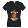 Natural 1   Orc Orange Edition Women's V-Neck T-Shirt