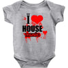 i love house music t shirt men logo3 new t shirt clothing design men Baby Onesie