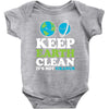 keep earth clean it's not uranus kawaii planets Baby Onesie