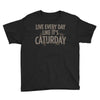 live every day like it's caturday Youth Tee