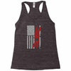 kayak american flag Racerback Tank