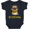 gryffindog pug Baby Bodysuit