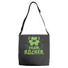 sham rocker shamrock Adjustable Strap Totes