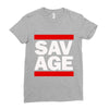Martinez Twins savage Ladies Fitted T-Shirt