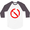 no zombies 3/4 Sleeve Shirt