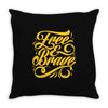 free &amp; brave Throw Pillow
