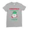 christmas baking team crew elf Ladies Fitted T-Shirt