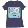 reel to reel Ladies Fitted T-Shirt