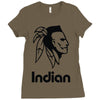indian warrior fighter Ladies Fitted T-Shirt