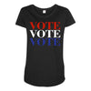 Vote Vote Vote America Maternity Scoop Neck T-shirt