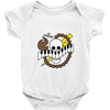 ONE PIECE, STRONG WORLD, KIDS, ADVENTURE, FANTASY, ART,SHAYLENE REYNOL Baby Onesie
