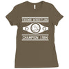 thumb wrestling champion 1984 Ladies Fitted T-Shirt