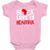 black love is beautiful Baby Bodysuit