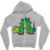 funny animal Zipper Hoodie