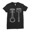 sketch of piston 2 Ladies Fitted T-Shirt