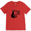 crazy cat lady V-Neck Tee