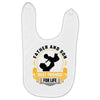Father and Son Best Friends for Life Baby Bibs