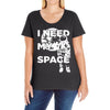 need my space Ladies Curvy T-Shirt