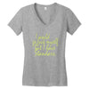 i would go fuck myself but i have standards Women's V-Neck T-Shirt