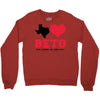 Texas Loves Beto Crewneck Sweatshirt