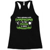 I Love Someone with Lymphoma Cancer to The Moon and Back to Infinity Racerback Tank