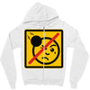 not the face Zipper Hoodie