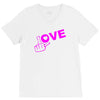 fuck love party V-Neck Tee