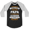 Super Cool Papa Of A Freaking Awesome Grandson 3/4 Sleeve Shirt