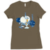 weight lifting accident Ladies Fitted T-Shirt