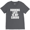 running late is my cardio V-Neck Tee