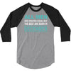 all men are created equal but the best are born in december 3/4 Sleeve Shirt